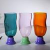 Высокоборосиликатное стекло витражный стакан для воды кофейная чашка пивная кружка высокий стакан чашка для чая