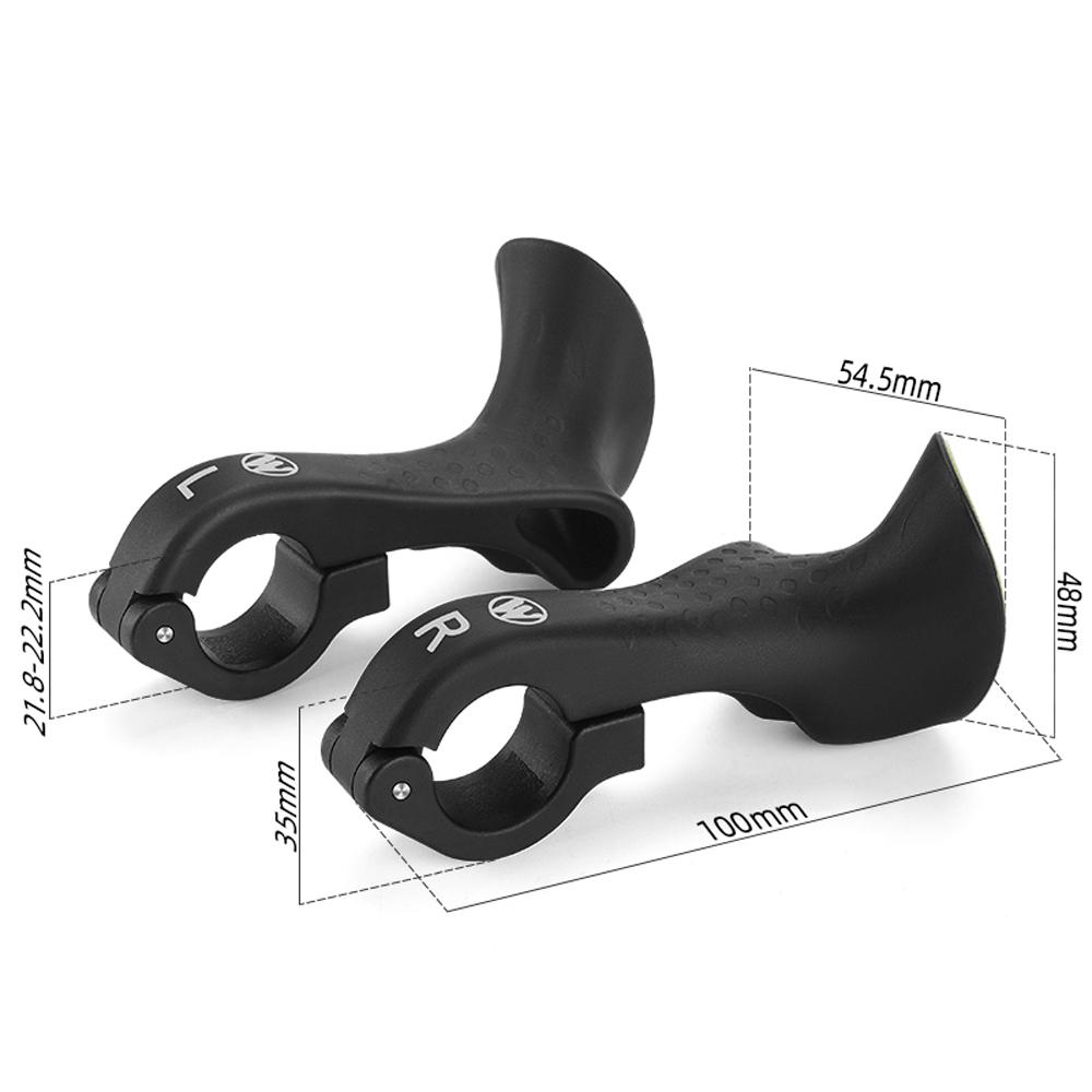 Удобные флуоресцентные заглушки руля велосипеда, эргономичный дизайн, руль велосипеда, нейлоновые ручки руля велосипеда, велоаксессуар