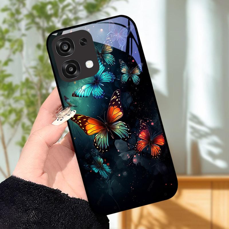 For OPPO F31 5G Case A6 Pro CPH2781 CPH2799 Luxury Tempered Glass Phone Case For OPPO A 6 Pro A6Pro Anti Fall Cover Shell Fundas