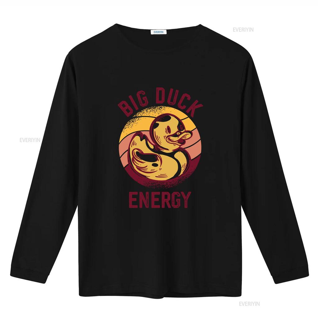 Big Duck Energy Rubber T Shirt vintage Washed streetwear Stylish Slightly Top For Everyday Wear Unisex fashion Casual