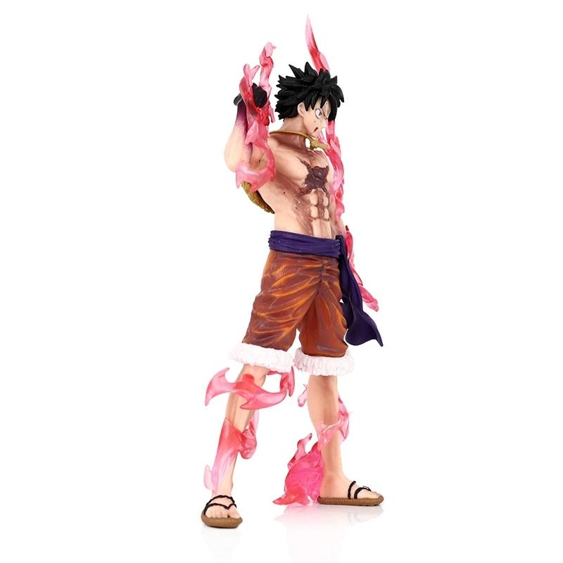 Une Luffy Anime Figure Action Figurine Collection D PVC pi ce jouets singe cerise fluide mod le poupes cadeaux annivers Articulated Poseable Detailed