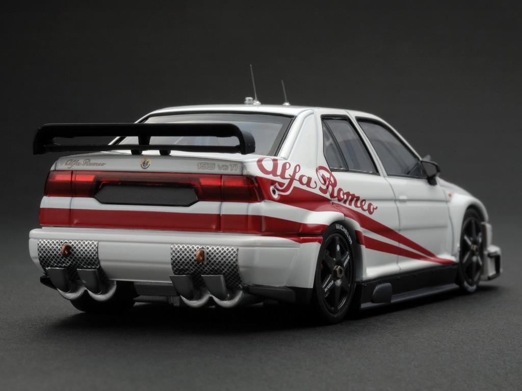 Kidbox Alfa Romeo 155V6 T1 Готовая модель 1/43 Белый/Красный