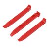 3 Pcs Bike Tire Lever PC Glass Fiber High Strength 16mm Widening Ergonomic Anti Slip Bike Tire Prying Rod Red