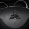 bzdn5 4.6cm 5.1cm ABS Car Steering Wheel Center Sticker Emblem Badge For Mitsubishi Asx Outlander Pajero L200 EVO Jinxuan Galant Xl 3