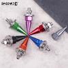 4pcs M6 Threaded Tip Screws Car Styling Aluminium Alloy License Plate Bolts For Washer Bolt Engine Bay Dress Up Kit