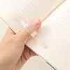 Держатель страницы книги Компактный размер Легкое многоразовое кольцо для большого пальца Держатель страницы книги Закладка Канцелярские аксессуары