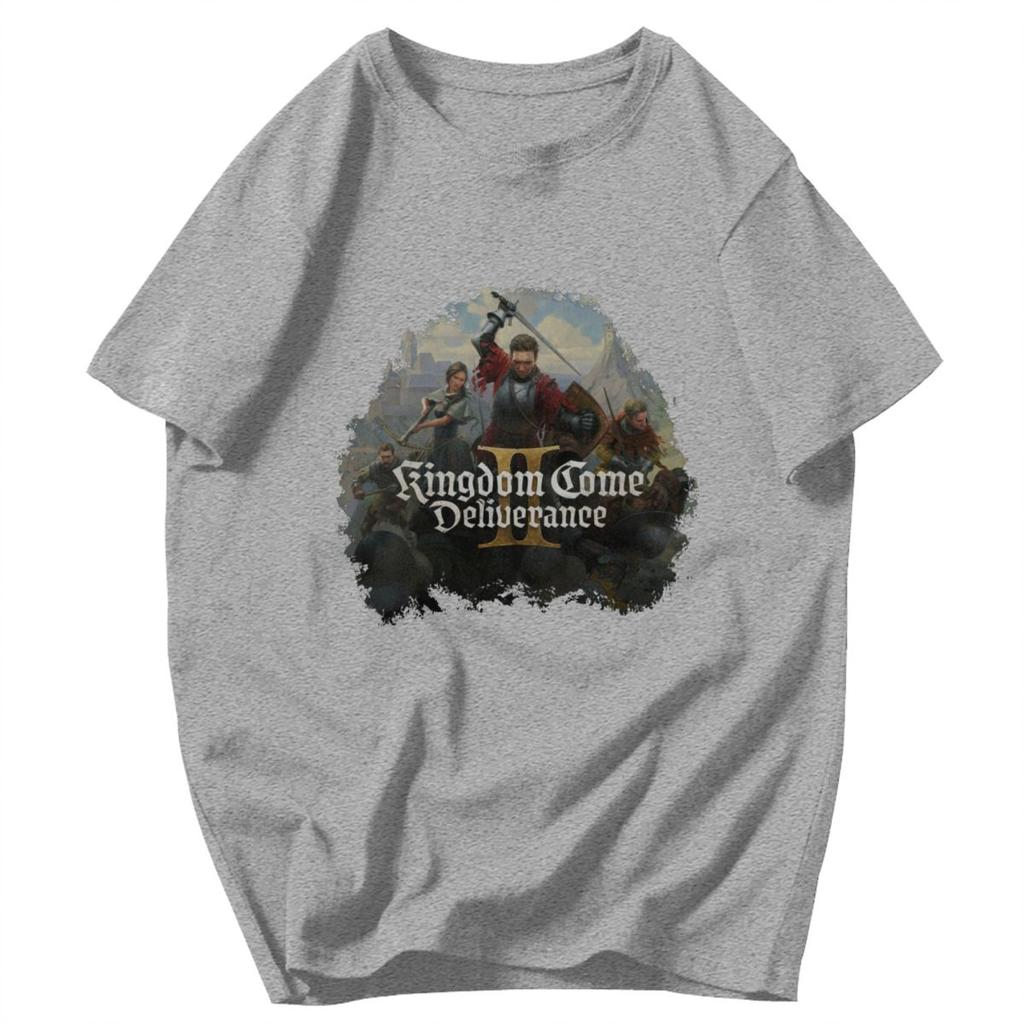 Мужская футболка Kingdom Come Deliverance Летние Графические футболки Y2K Унисекс Топы Футболки