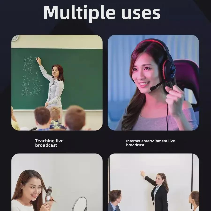 HD 4K Auto Focus USB Camera for Desktop, Conference, Live Streaming