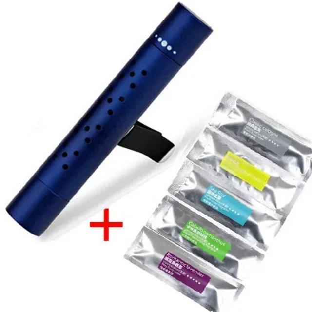 Освежитель воздуха для автомобиля, зажим для вентиляционного отверстия, кондиционер, ароматизатор, твердый парфюм, аромат с 5 ароматизированными палочками для салона автомобиля