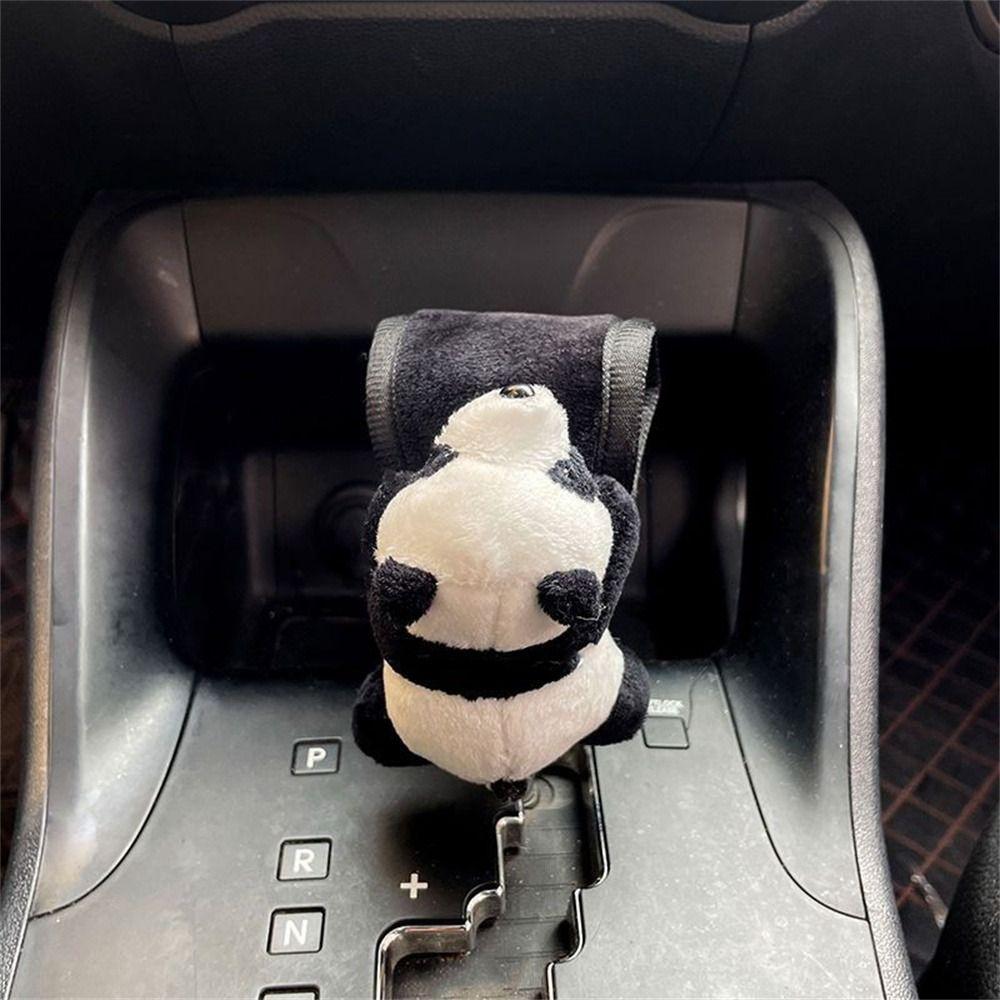 Мягкий плюшевый чехол для рычага переключения передач, чехол для ручного тормоза, чехол для коробки передач, чехол для зеркала заднего вида, внутреннее украшение