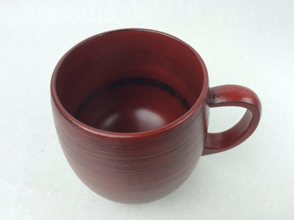 Лаковая кружка Nakatani Brothers Shokai Yamanaka Hakeme Negoro W88-9