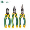 SATA 70221D, 70222D, 70223D Электромонтажный инструмент: Пассатижи с длинными губками и бокорезами.
