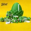 Ball Dragon Collectible 3D Printed Egg Ornament Toy with Figurine Inside Sports Inspired Fidget Toy Stress Relief Statue for Kids Adults Home Office