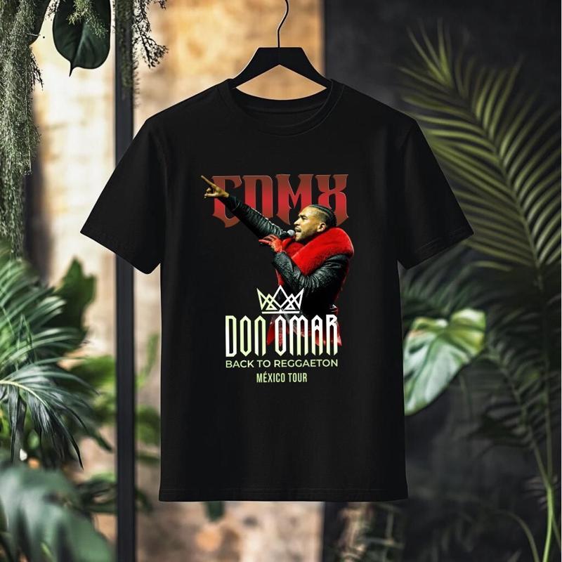 Футболка Don Omar Back To Reggaeton Tour Для S 3xl S Унисекс И Унисекс