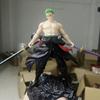 23 см Фигурка Модель One Piece Джиншан Взрывной Зоро Анимация Модная Игровая Фигурка Настольное Украшение Подарок