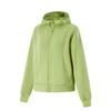 Li Ning Comfortable Versatile Cardigan Hoodie Women Hoodies Fresh-Moss-Green AWDV066-7