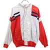 Adidas 80s Vintage International Flag Tag Trefoil Logo Print Nylon Jacket Men's Used
