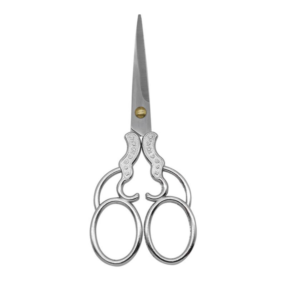 Floral Pattern Embroidery Scissors Zinc Zinc Zinc Alloy Craft Tailor Scissor Craft Tailor Threading