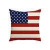 Новый дом Американский флаг Принт букв Диван Офис Лен Наволочка Чехол для подушки