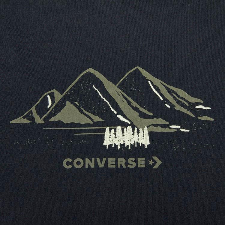 Converse Go Outdoor Мужская футболка Черная 10024357-A02