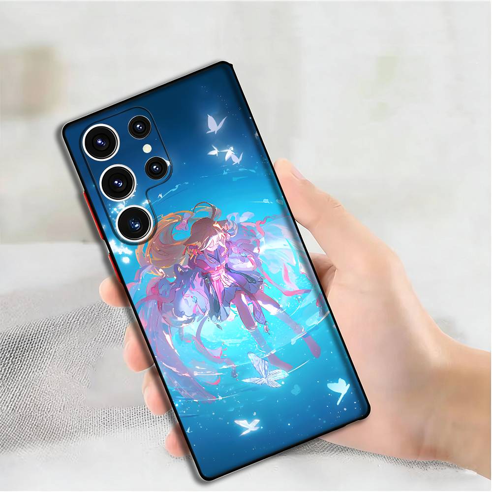 Аниме Тушань Хунхун Силиконовый Чехол Для Samsung S25,24,23,22,21,20 Plus Ultra 5G Lite Ударопрочный Чехол