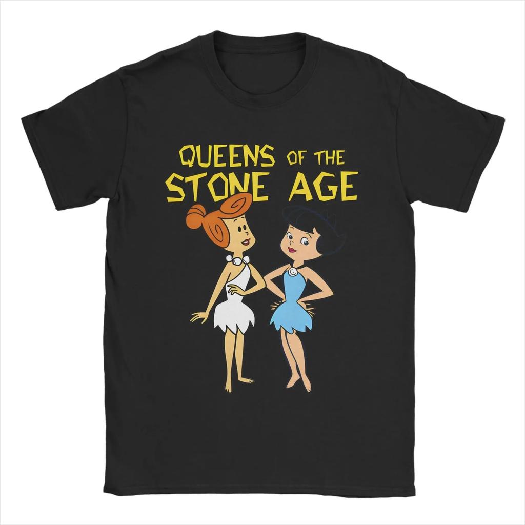 Футболка с графическим принтом Queens of The Stone Age Популярные Топы с коротким рукавом Уличный стиль Пляжная Хлопковая Самая продаваемая Оверсайз футболка