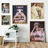 Funny Vintage Painting Feminist Art Rap Lyrics Quote Canvas Poster Ntique Altered Wall Print Picture Livingroom Teen Home Decor