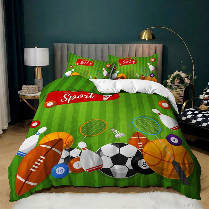 Пододеяльник для гимнастики с милым рисунком для девочек-балерин, комплект постельного белья из микрофибры, спортивный пододеяльник, размер Twin King для любителей гимнастики