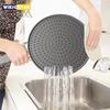 Silicone Kitchen Splatter Screen Heat-resisting Oil Splash Guard Drain Board Cover Kitchen Frying Pan Lid Kitchen Accessories