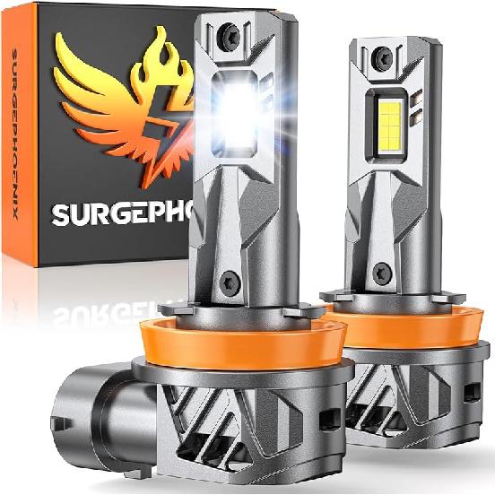9005/HB3 H11/H8/H9 Light Bulbs Combo – Super Bright 120,000LM 1000% Brighter, 2025 Updated Light Bulbs, 1:1 Mini Size, 6500K Cool White, Off Road