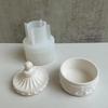 62KD Storage Box Silicone Resin Mould with Lid Jewelry Container Home Decorations DIY