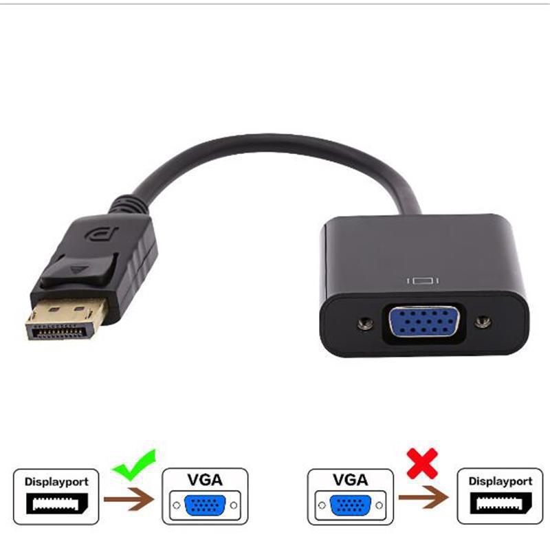 Адаптер DisplayPort на VGA, штекер-розетка C