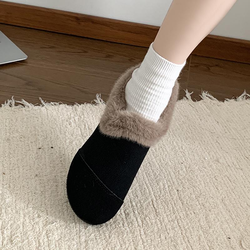 Женская зимняя обувь, роскошные, горячие, теплые, туфли на плоской подошве, женские, тренд 2024 года, удобные, из искусственной кожи, повседневные, для отдыха на природе, зимние туфли