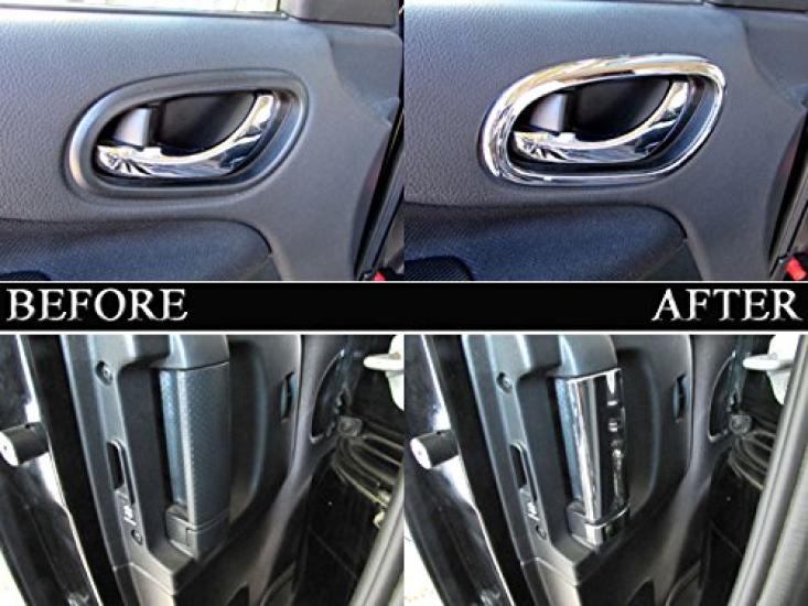 BRIGHTZ Chrome Inner Door Handle Cover Knob Plate for Toyota Serena C26 2619625 [INS-DHC-014] HC26, HFC26, FC26, FNC26, FNPC26, FPC26, NC26, HC, HFC,