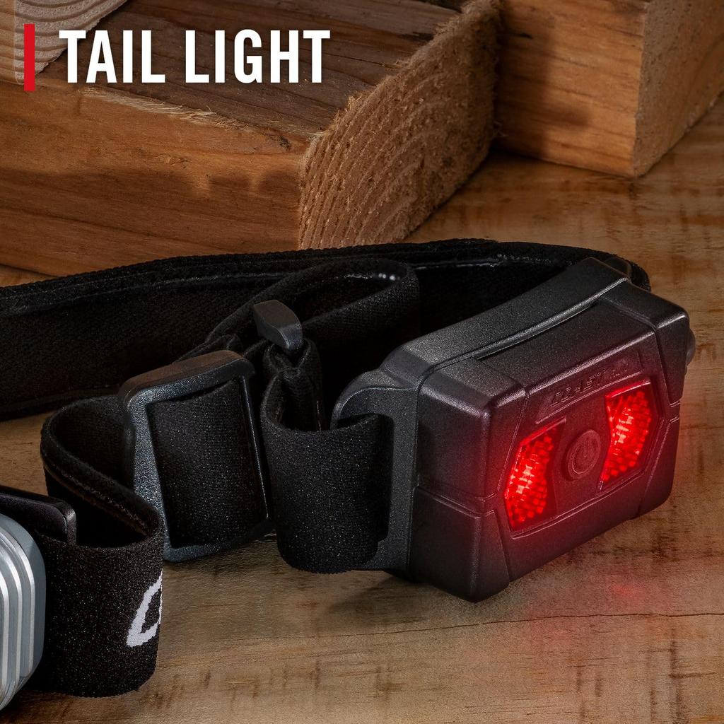 COAST LED Maximum Luminous Waterproof and Compatible with Dry and Rechargeable Hybrid Headlamp, RL10, Output 560lm, Dustproof, IP54, Batteries,