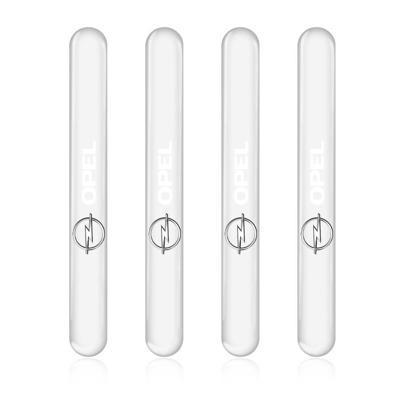4Pcs Car Door Handle Protector Sticker Auto Styling For Opel Corsa Astra Insignia Vectra Zafira Meriva Mokka Grandland Vivaro
