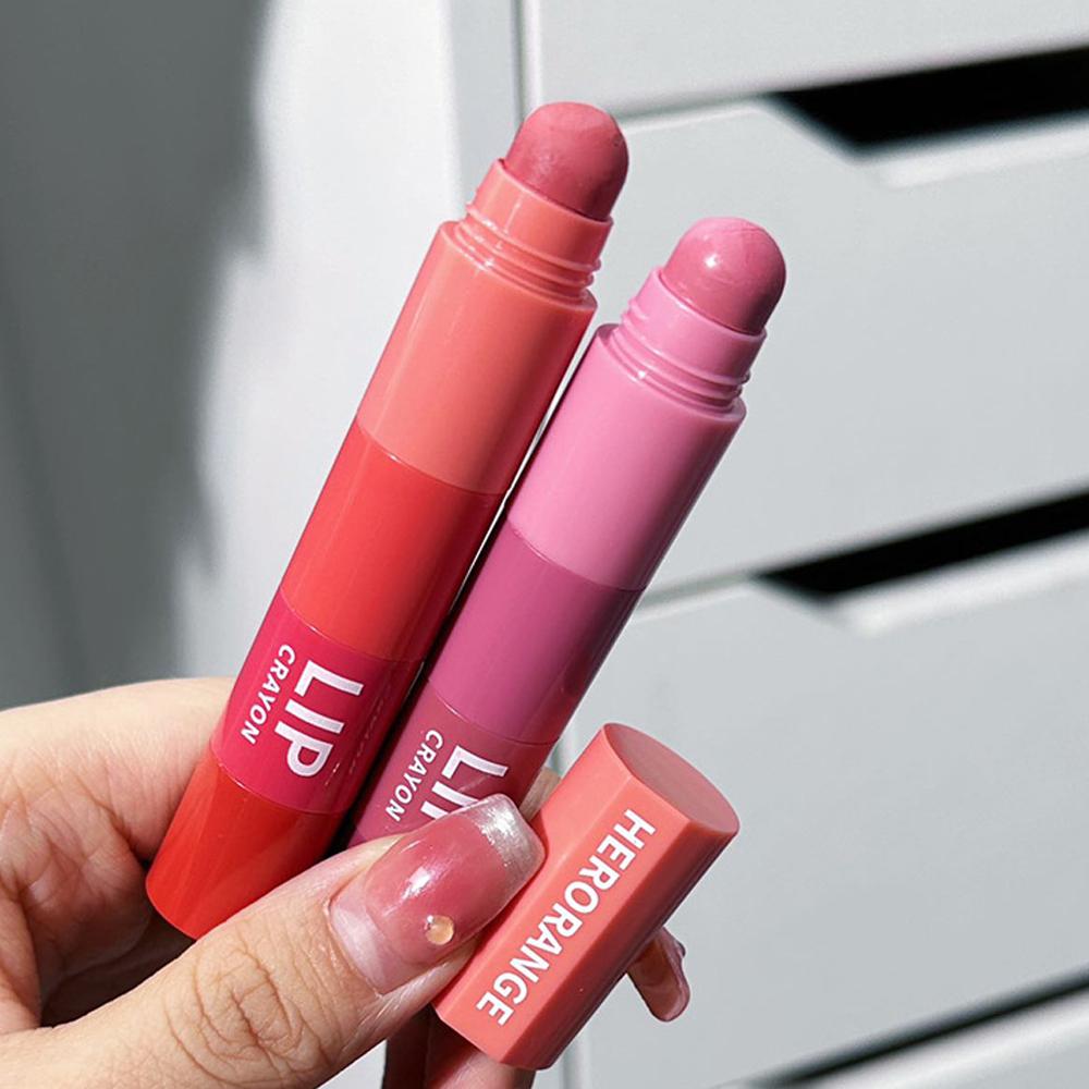 HERORANGE Набор из четырех мини-помад Матовые бархатные разноцветные помады Набор помад-карандашей