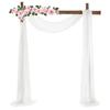 1pc/2pcs 70*550cm Elastic Chiffon Arch  Drapery For Wedding Decoration Stage Background Cloth Gauze