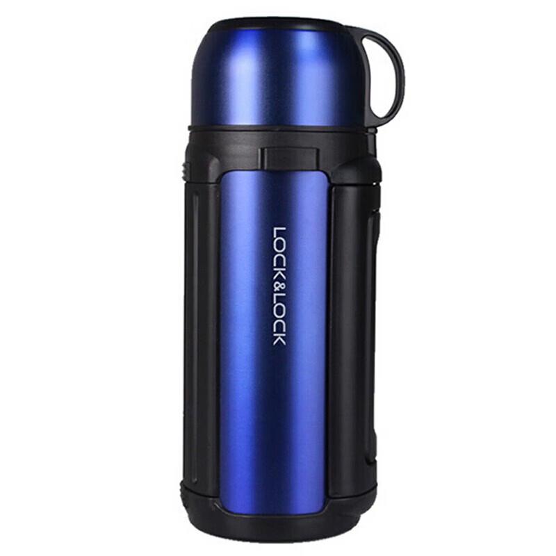 LOCK&LOCK LHC1426 1.5L Stainless Steel Insulated Thermos with Bowl