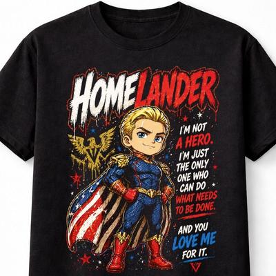 Homelander The Boys Graphic Superhero Villain Comic Unisex TShirt