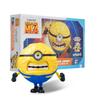 Minions Despicable Me 4 Mega Jerry Action Figure with Rotating Body and 3 Interchangeable Facial Minion Model Gift for Kids Ages 8 and Up Toy,