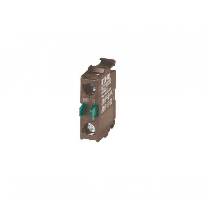 Eaton Contact auxiliaire arrière, fixation frontale, 1 NO, boîte de 20 - M22-KC10