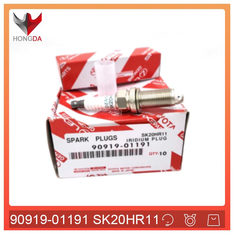 HONGDA 90919-01191 SK20HR11 Иридиевая свеча зажигания для Toyota Lexus LX570 GX460 FJ Land Cruiser Tacoma Tundra SK20HR-11 9091901191