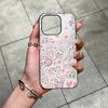 Милый Мультяшный Кролик Эстер Чехол для Телефона для IPhone 17 16 15 14 13 12 11 Гофрированный Матовый Мягкий Чехол Противоскользящий