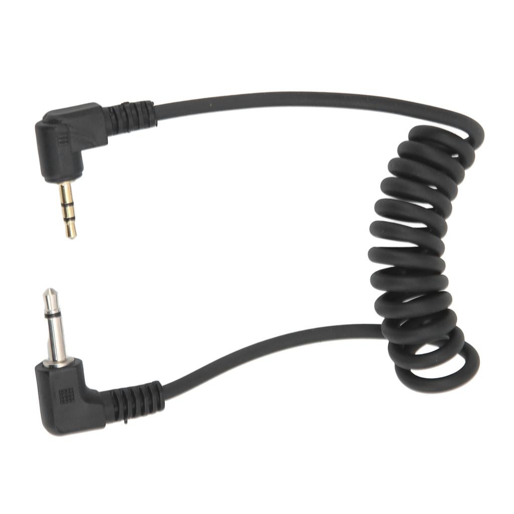 Шнур затвора камеры 2,5 мм - 3,5 мм позолоченный пластиковый эластичный триггер вспышки спуск затвора