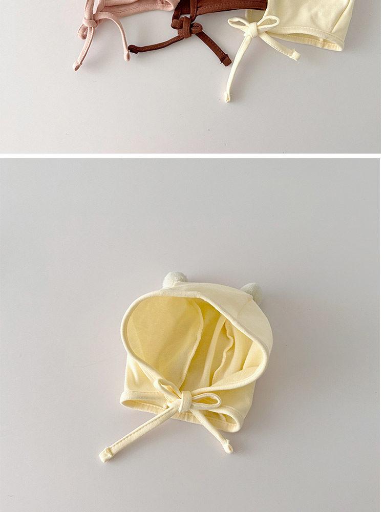 Шапка-ушанка с помпоном для младенцев и малышей - Тонкая, в корейском стиле, для мальчиков и девочек (Весна осень)