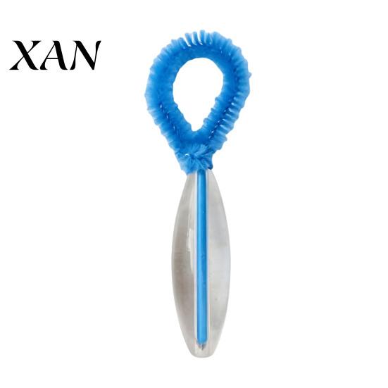 Navel Groove Dirt Remover Belly Button Cleaning Brush, Soft Bristle Cleaner with Anti Slip Plush Brush Beaded Handle, Portable Body Care Tool