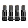 4pcs Universal Car Tubeless Aluminum Alloy Air Bicycle Tire Valve Stems Caps Tyre Wheel Round Cover Auto Accessories Stems & Cap