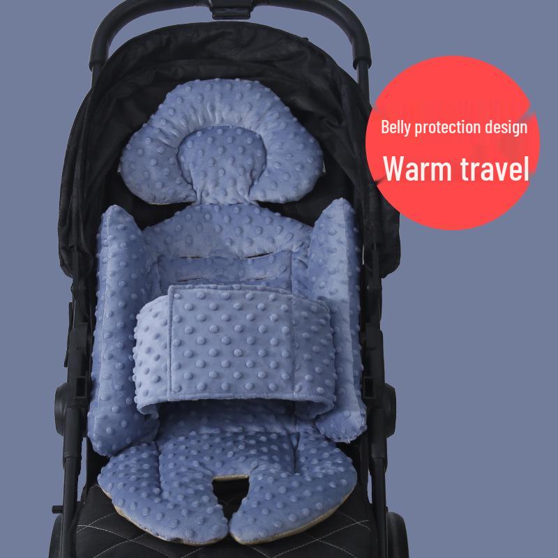 Универсальный хлопковый вкладыш для коляски на осень/зиму