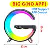 Светодиодный интеллектуальный будильник RGB ночник с Bluetooth-динамиком 15 Вт быстрое беспроводное зарядное устройство настольная лампа для спальни прикроватная игровая комната